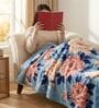 Light Blue Diana Cloudy Mink Silky-Soft All Season Single Blanket