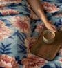 Light Blue Diana Cloudy Mink Silky-Soft All Season Single Blanket
