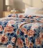 Blue Diana Light Weight Cloudy Mink Silky Blanket