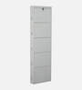 Diana Metal 5 Door Wall Mounted Shoe Rack In White Colour