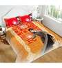 Harry Potter Multicolour 100% Cotton Single-Size Bedsheet with Pillow Covers