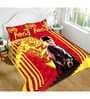 Harry Potter Multicolour 100% Cotton Single-Size Bedsheet with Pillow Covers