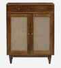 Dieberg Solid Wood Cabinet In Natural Finish