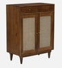 Dieberg Solid Wood Cabinet In Natural Finish