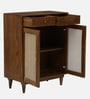 Dieberg Solid Wood Cabinet In Natural Finish