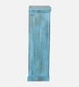 Diedre Solid Wood Cabinet In Blue Distress Finish