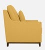 Diego Fabric 1 Seater Sofa In Camel Yellow Colour