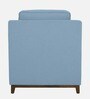 Diego Fabric 1 Seater Sofa In Ice Blue Colour