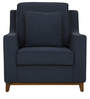 Diego 1 Seater Sofa in Navy Blue Colour