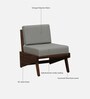 Dienze Lounge Chair in Provincial Teak Finish