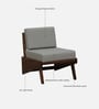 Dienze Lounge Chair in Provincial Teak Finish