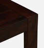 Diest Sheesham Wood Side Table In Scratch Resistant Walnut Finish With Magazine Holder