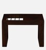Diest Sheesham Wood Side Table In Scratch Resistant Walnut Finish With Magazine Holder