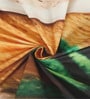 Digital Abstract Printed Cotton Blend Double Bedsheet with 2 Pillow Covers
