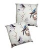 White Printed Cotton 24x24 Inch Cushion Covers (Set Of 2)