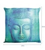 Blue Traditional Polyester 24 x 24 Inches Cushion Covers (Set of 2)