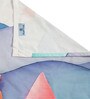 Digital Floral Printed Cotton Blend Double Bedsheet with 2 Pillow Covers
