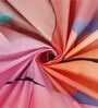 Digital Floral Printed Cotton Blend Double Bedsheet with 2 Pillow Covers