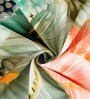 Digital Floral Printed Cotton Blend Double Bedsheet with 2 Pillow Covers
