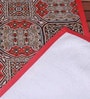 Digital Printed Red Cotton 84X12 Inches Table Runner
