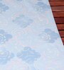 Digital Printed Blue Cotton 84X12 Inches Table Runner