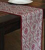 Zeba (84x12) Maroon Cotton Table Runner