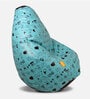 Digital Printed 3XL Bean Bag with Beans in Blue Colour