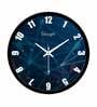 Blue Plastic Digital Web Modern Wall Clock