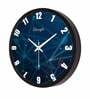 Blue Plastic Digital Web Modern Wall Clock