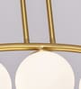 Dignity Gold Aluminium LED Smart Voice Assist Chandelier