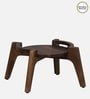 Dijon Sheesham Wood Nesting Coffee Table Set In Scratch Resistant Provincial Teak Finish (Set of 2)