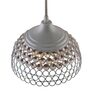 Dijon White Metal Hanging Light