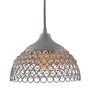 Dijon White Metal Hanging Light