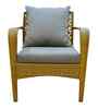 Dijon Wicker 2+1+1 Sofa Set In Green Color