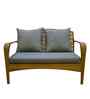 Dijon Wicker 2+1+1 Sofa Set In Green Color