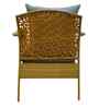 Dijon Wicker 2+1+1 Sofa Set In Green Color