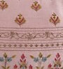Pink Traditional Silk Fabric 18 x 12 Inches Embroidered Cushion Covers (Set of 2)