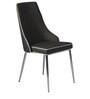 Lessie Engineeed Wood Dining Chair in Black Colour