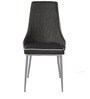 Lessie Engineeed Wood Dining Chair in Black Colour