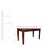 Minto Solid Wood Six Seater Dining Set in Provincial Teak Finish