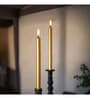 Dinner Candle Wax Candle (Gold)