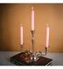 4Pcs Pink Dinner Wax Candles