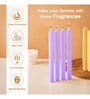 4Pcs Purple Dinner Wax Candles