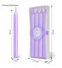 4Pcs Purple Dinner Wax Candles