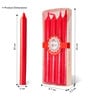 Dinner Candle Wax Candle (Red)