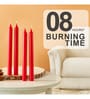 Dinner Candle Wax Candle (Red)