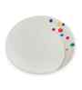 Dinner Plate Set   Colour Bubbles  10.75  , Stain Free, Glazed Finish, Pure Melamine ,6 nos.