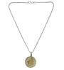 DIOVANNI Jai Mata Di Durga Round Pendant For Men