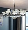 Diretta Smart Voice LED Chandelier Light | Modern Designer Ceiling Fixture with Voice Control | Elegant Lighting for Living Room, Bedroom & Dining Area