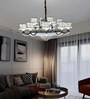 Diretta Smart Voice LED Chandelier Light | Modern Designer Ceiling Fixture with Voice Control | Elegant Lighting for Living Room, Bedroom & Dining Area